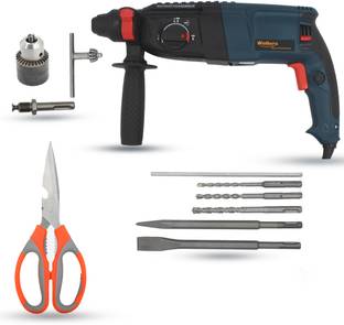 Walkers WKCB361M1 26mm Hammer Impact Drill Machine Forward/Reverse Rotation with 5Pcs SDS Plus Bits fo...