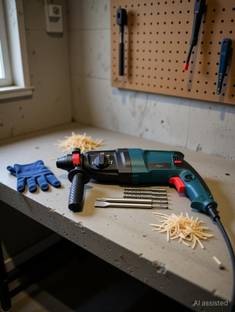PKGLOBAL Hammer Drill - 26mm Rotary Hammer Drill