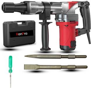 RanPra Ultimate 7Kg Breaker Bundle: 2-Piece Bit Set & Free Professional Screw Driver Hammer Drill