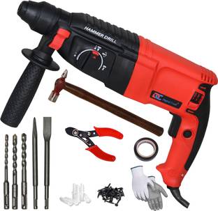 Digital Craft Powerful Copper Winding Drill Set with Multi-Purpose Hand Tools 26mm Hammer Drilling Mac...