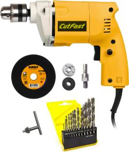 Mamodiaz Cutfast (10mm) Heavy Duty With Iron Cutting & Complete set With 13pcs Drill Bit Set Impact Dr...