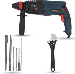 Walkers WKCB358M1 26mm Hammer Impact Drill Machine Forward/Reverse Rotation with 5Pcs SDS Plus Bits fo...
