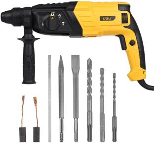 Deli 800W 26mm Corded Electric Rotary Hammer Drill with 0-1150RPM No Load Speed 3 Modes 220-240V~50/60...