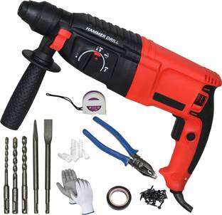 Digital Craft Powerful Copper Winding Drill Set with Multi-Purpose Hand Tools 26mm Hammer Drilling Mac...