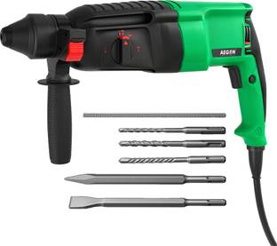 AEGON 850W 26mm Hammer Drill Machine | 3 Modes | SDS Plus | 5 Bits | Carry Case 263AHD Rotary Hammer Drill