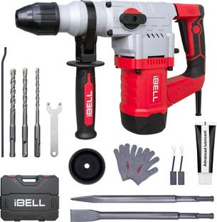 iBELL IBL RH32-50 Rotary Hammer Drill 1500W Concrete Drilling Machine, SDS Plus 32mm, 950 RPM, 4500 BP...