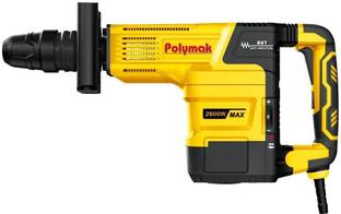 Polymak PMDH11E-DY Demolition with 1400 W Motor Hammer Drill