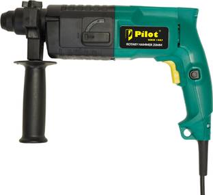 Pilot PL-RH20 750W Rotary Hammer Drill Machine 20mm Heavy Duty Concrete & Masonry Drill Rotary Hammer ...