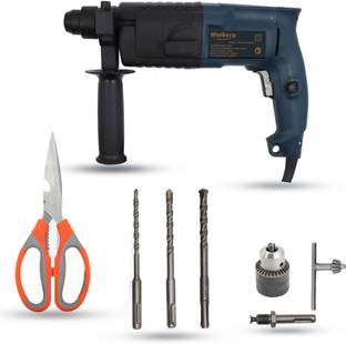 Walkers WKCB334M1 All Purpose 20mm Hammer Impact Drill Machine Forward/Reverse Rotation with 3 Bits fo...