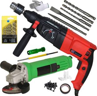 Digital Craft High-Performance Drill – 13mm Chuck & SDS Adaptor, 100% Copper Winding 26mm Hammer Drill...