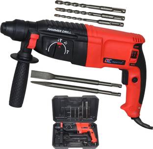 Digital Craft 1600W 26mm Heavy Duty Rotary Hammer Drill SDS Plus Corded Tool with Vibration Control, D...