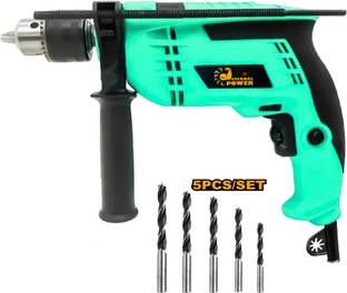 Mamodiaz Eternal Power EP-13RE Hammer Drill Machine Heavy Duty & 5 Pcs Wood Drill Bits Hammer Drill