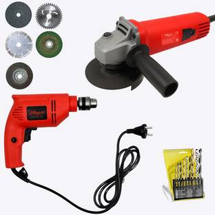 Hillgrove HGCM1385M2 100% Copper Winding 10mm Drill Gun Drilling Machine Kit Set with HGCM1385M2 4inch...