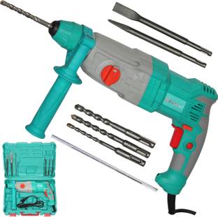 Digital Craft 2000W 26mm Rotary Hammer Drill Machine, 0–1200 RPM, Heavy Duty Hammer & Drill Function w...