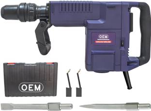 OEM Professional 11Kg Demolition Hammer, 1500W, 20J Impact Force, 2550 RPM Heavy-Duty Tool with Chisel...