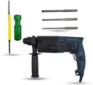 Walkers WKCB325M1 All Purpose 20mm Hammer Impact Drill Machine Forward/Reverse Rotation with 3 Bits fo...