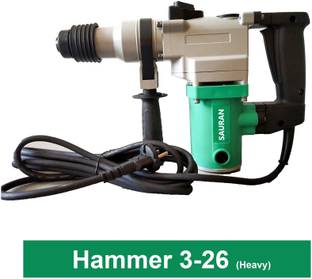 Sauran 3-26 Rotary and Demolition hammer 26mm capacity Heavy duty with warranty. Rotary Hammer Drill