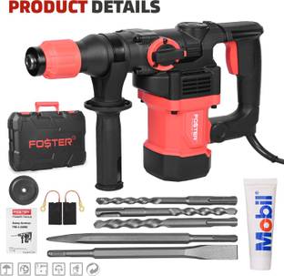 FOSTER FHD 2-28 DRE | 28mm , 1050W | Best Seller , Heavy Duty | Hammering machine for Wall, Brick, Met...