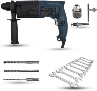 Walkers WKCB345M1 All Purpose 20mm Hammer Impact Drill Machine Forward/Reverse Rotation with 3 Bits fo...