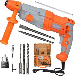 Digital Craft Drill Machine 100% Copper Winding – 13mm Chuck Hand Tool with SDS Adaptor 2200W 26mm Rot...