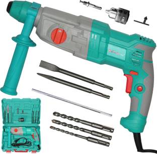 Digital Craft 2000W Rotary Hammer Drill Machine 26mm, SDS Plus Chuck, 0–1200RPM, Heavy Duty Electric H...