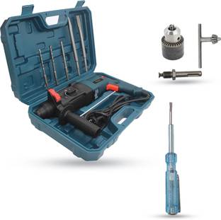 Walkers WKCB368M1 26mm Hammer Impact Drill Machine Forward/Reverse Rotation with 5Pcs SDS Plus Bits fo...