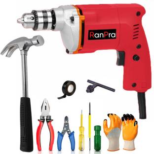 RanPra 20mm Hammer Drill Machine with 3 Pieces of Bits And Case Hammer Drill
