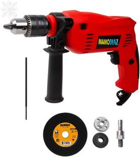 Mamodiaz MZ-13C HAMMER DRILL MACHINE HEAVY DUTY 650 WATT with Iron Cutting & Complete set Hammer Drill
