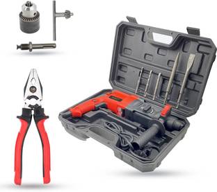 Walkers WKCB390M1 26mm Hammer Impact Drill Machine Forward/Reverse Rotation with 5Pcs SDS Plus Bits fo...