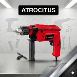 Atrocitus Hammer Drill (13 mm Chuck Size, 650 W) ATR58_13MM_DM_Red_DRILL MACHINE ( 100% COPPER WINDING...