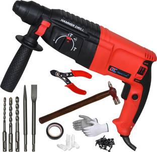 Digital Craft Powerful Copper Winding Drill Set with Multi-Purpose Hand Tools 26mm Hammer Drilling Mac...