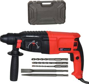 Digital Craft 26mm Industrial Rotary Hammer Drill 1600W SDS Plus Corded Tool with 5 Functions, Vibrati...