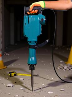 Sauran Heavy Duty 1500W Corded Electric Demolition Hammer Concrete Breaker (16Kg) Impact Driver