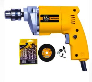 Mamodiaz Yd-2310 10mm Drill Machine Heavy Duty With Iron Cutting & Complete set With 13pcs HSS Drill B...