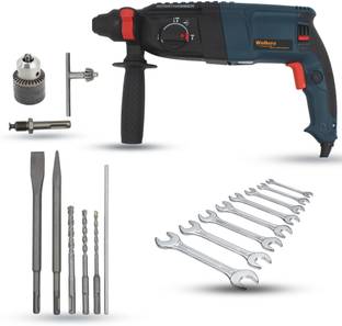 Walkers WKCB372M1 26mm Hammer Impact Drill Machine Forward/Reverse Rotation with 5Pcs SDS Plus Bits fo...