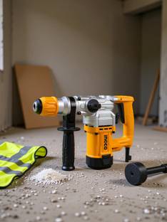 INGCO SDS Plus Chuck System | 3800bpm | 4.5J with 3 Drills 2 Chisels | Rotary hammer Rotary Hammer Dri...