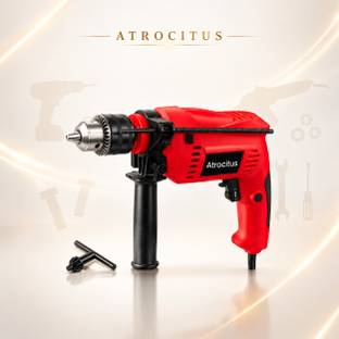 Atrocitus ELECCTRIC Drill (13 mm Chuck Size) ATR153_13MM_DM_Red_100% COPPER WINDING Hammer Drill
