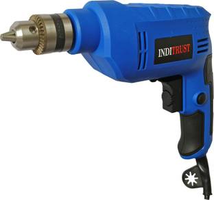 Inditrust 6-Month Warranty 400w 100% Copper Winding new Electric Reversible 10mm drill machine With Va...