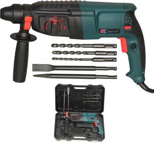 Digital Craft 26mm Professional Rotary Hammer Drill 1600W SDS Plus Corded Tool with 5 Modes, Anti-Vibr...