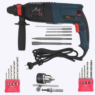 Hillgrove HGCM1362M1 1200W 100% Copper Winding 26mm Rotary Hammer Impact Gun Chipping HGCM1362M1 Hamme...