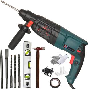 Digital Craft 100% Copper Winding Drill Machine with Hand Tool Kit Hammer Drilling Machine 26mm,Hammer...