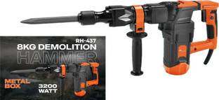 RanPra RH-437 9 KG DEMOLITION/BREAKER MACHINE HEAVY DUTY 3200 WATT Hammer Drill