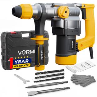 iBELL VR RH28-101 Rotary Hammer Drill, 1000W SDS Plus Core Drill, 26mm Chuck,5J Impact Energy, 750RPM,...