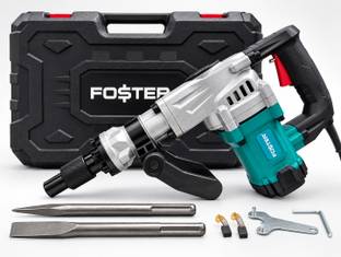 FOSTER FDH-0892 Heavy Duty Breaker Machine | 2200W , Extra Chiseling Bits Copper Armature | 7 KG Demol...