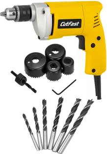 Mamodiaz Cutfast CF-366 Heavy Duty with 5 Pcs Wood Drill Bits & 6 Pcs Hole Saw Set Impact Driver