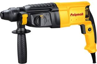 Polymak 26mm Rotary Hammer 950 Watts PM25RH-DY 950W Rotary Hammer Drill , Heavy-Duty Drilling & Chisel...