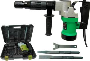 Inditrust 6 Months Warranty 5.6kg Demolition Hammer Copper Armature and Coil with 2 chisels and a carr...