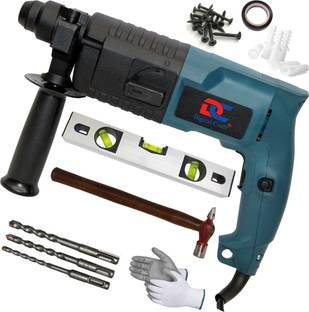 Digital Craft Heavy-Duty Copper Motor Drill Set with Multi-Tool Kit for Home Projects 20mm Hammer Dril...