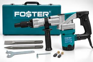 FOSTER FDH 0866 Max Aqua | 7 KG Breaker Machine | 2100W Demolition Hammer Machine With Pointed and Fla...