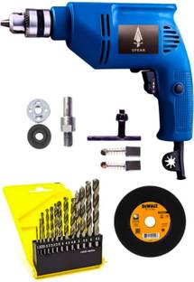 Mamodiaz Spear SP-10RE Left Right Drill Machine with Iron Cutting & Complete Set Left Right Rotation &...